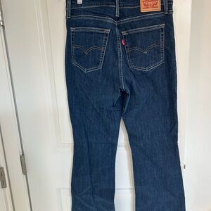 Levi's Dark Blue boot cut Jeans